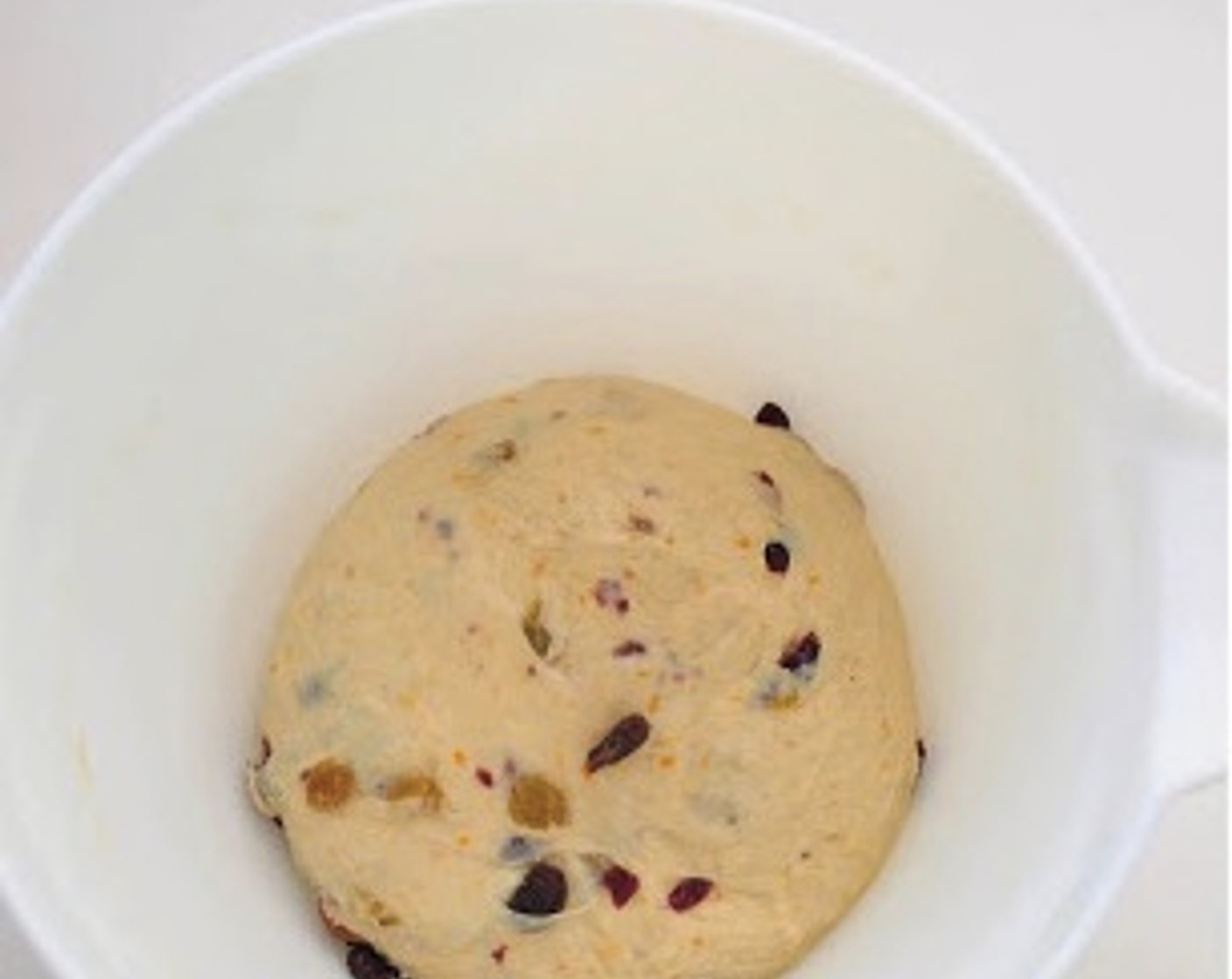 step 7 Add in the soaked fruits. Use your hands to knead until everything is combined.