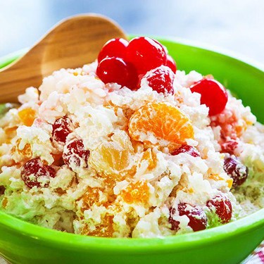 Tropical Fruit and Rice Salad Recipe | SideChef