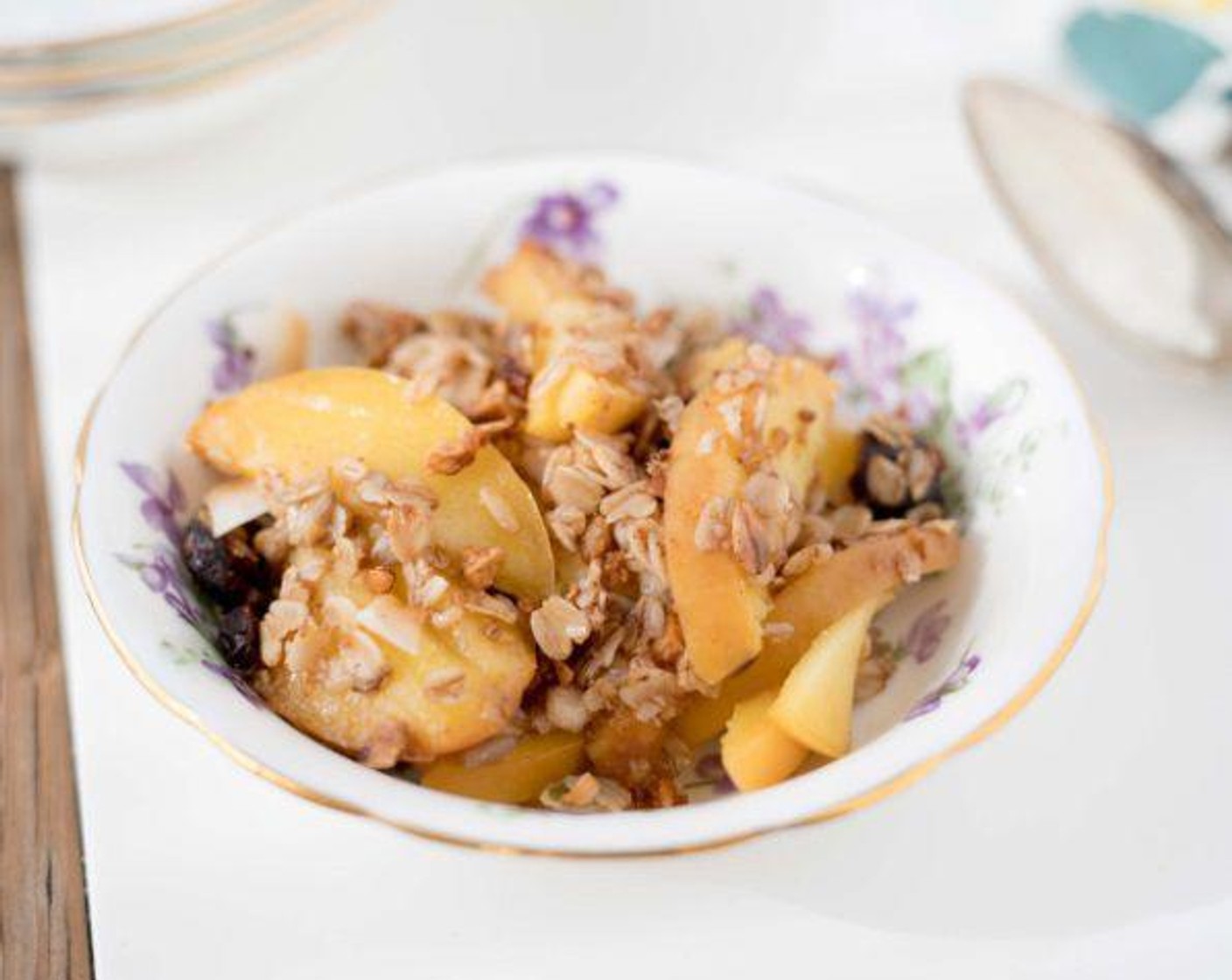 Peach Coconut Crisp