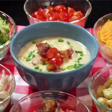 Slow Cooker Bacon Potato Chowder Recipe | SideChef