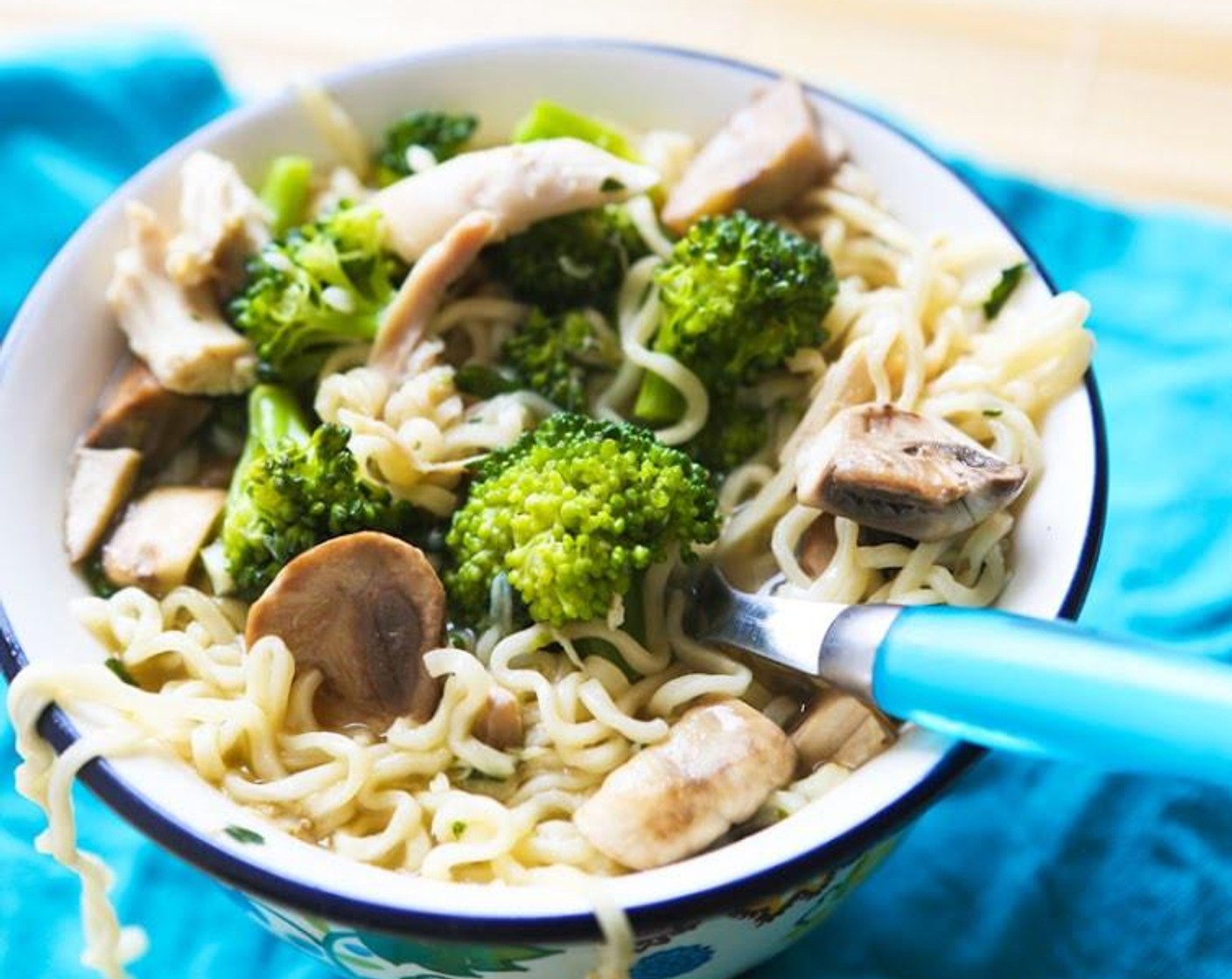 Chicken Veggie Ramen Bowl