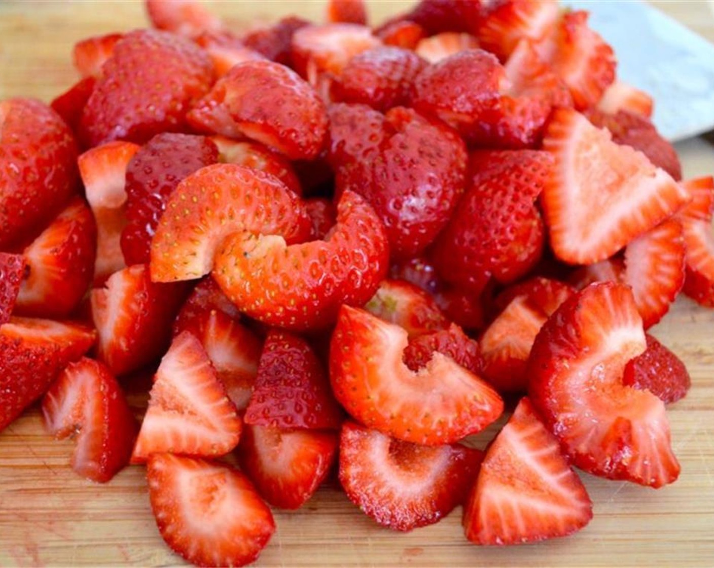 step 1 Combine the Fresh Strawberries (3 cups), Fresh Blueberries (2 cups), and Fresh Basil (1/4 cup) in a large bowl and give them a good stir.