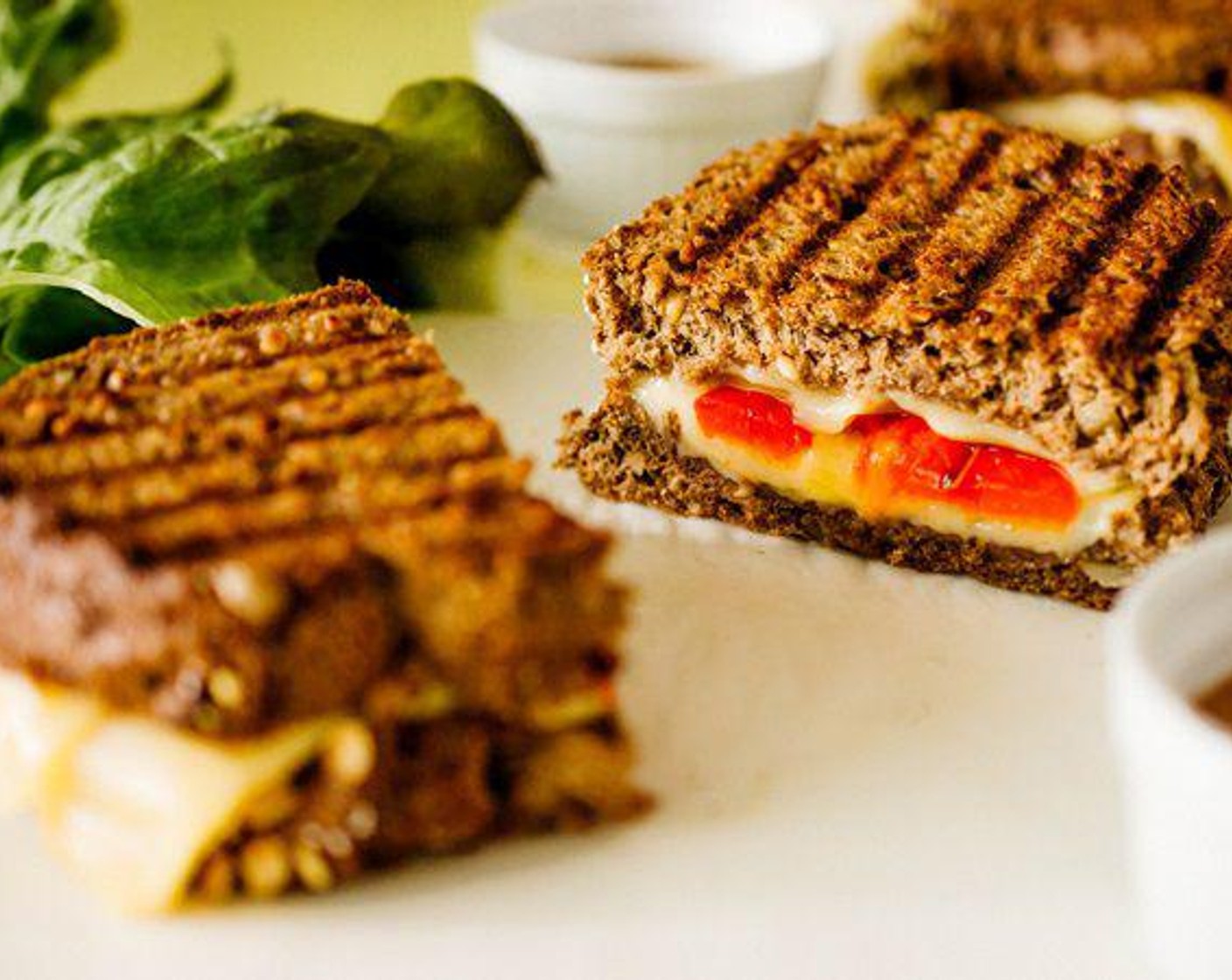 Roasted Pepper & Gouda Grilled Cheese