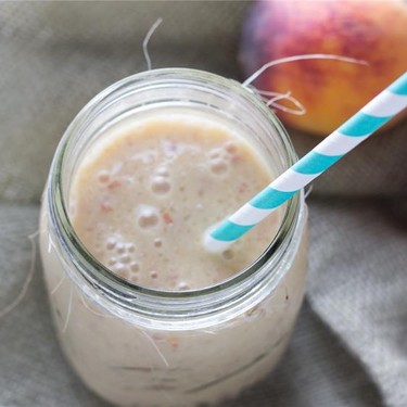 Peach & Oat Smoothie Recipe | SideChef