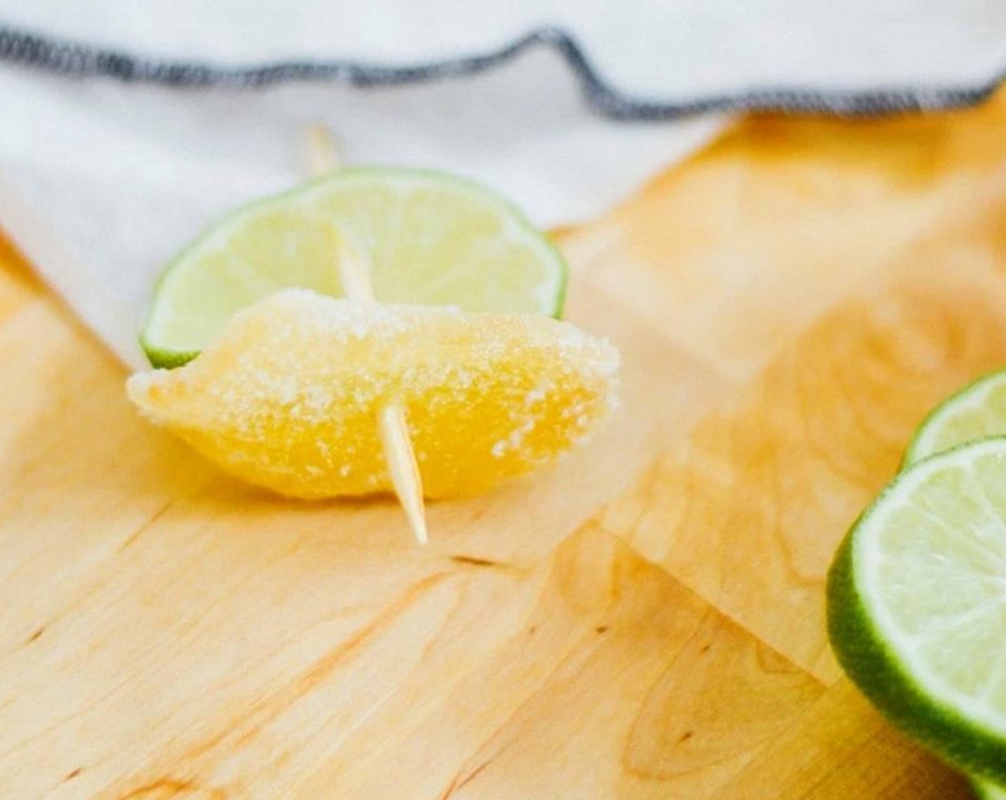 step 4 Garnish with Crystallized Ginger (to taste) and Limes (to taste).