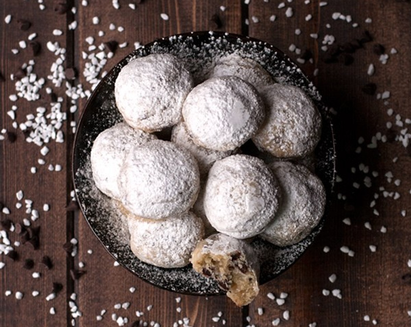 step 7 Let rest for a few minutes and then transfer to a wire rack to cool. Sift powdered sugar over the cookies once they are slightly cooled. Serve and enjoy!