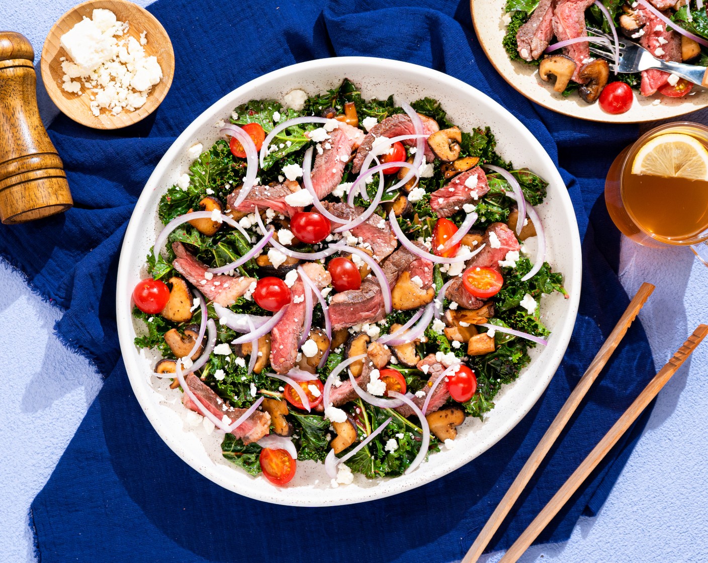 Warm Steak and Mushroom Salad