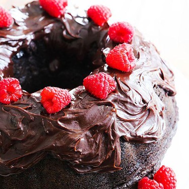 Chocolate Raspberry Bundt Cake Recipe | SideChef