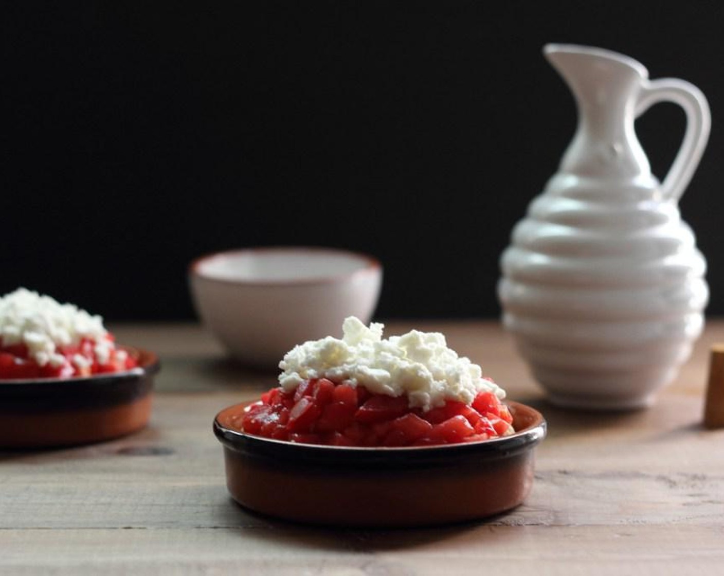 step 4 Drizzle each dako with a little more olive oil.