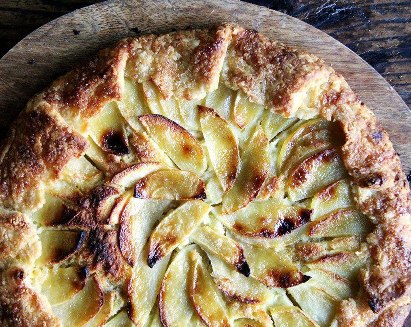 Apple-Frangipane Galette