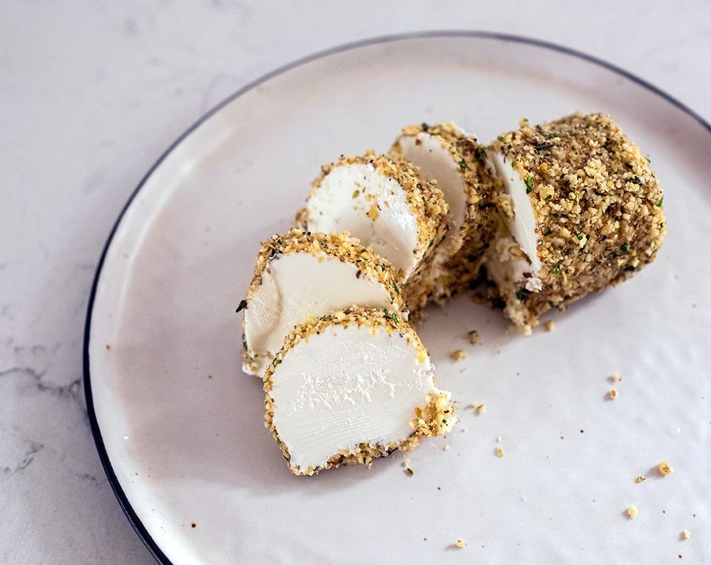 Herbed Walnut Goat Cheese Log