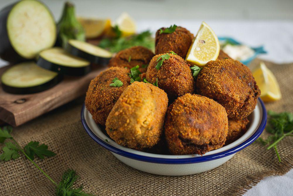 Crispy Eggplant Balls Recipe SideChef