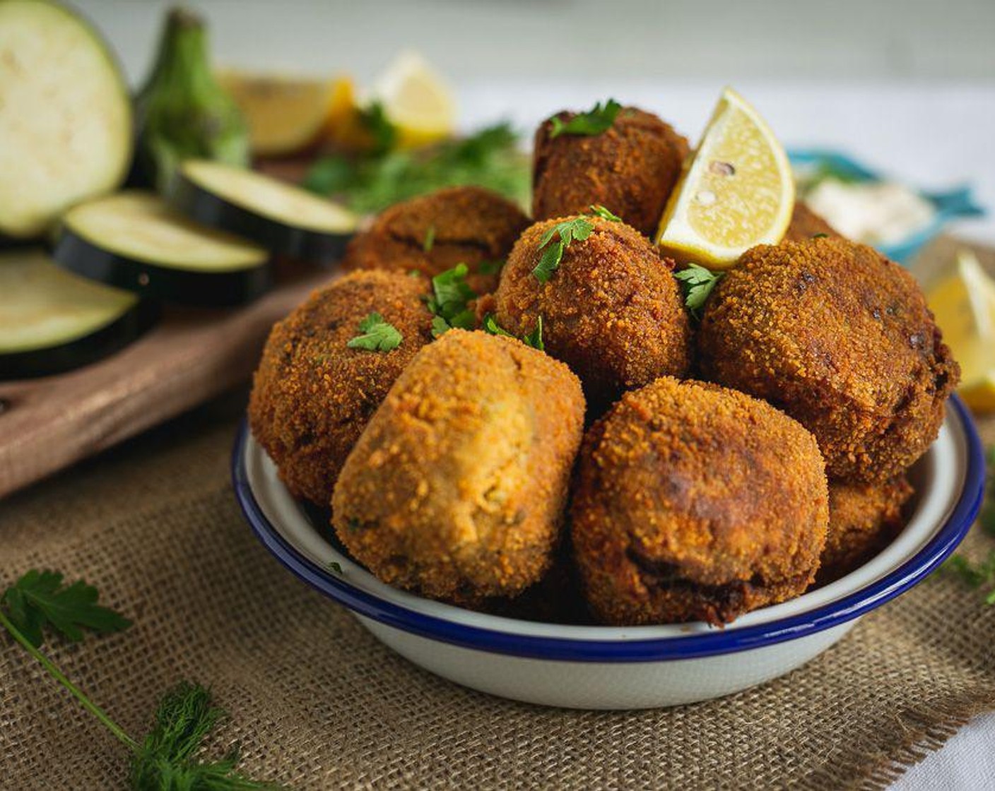 Crispy Eggplant Balls