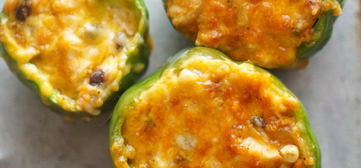 Chicken Fiesta Stuffed Peppers Recipe SideChef Chicken Fiesta Stuffed Peppers Recipe SideChef
