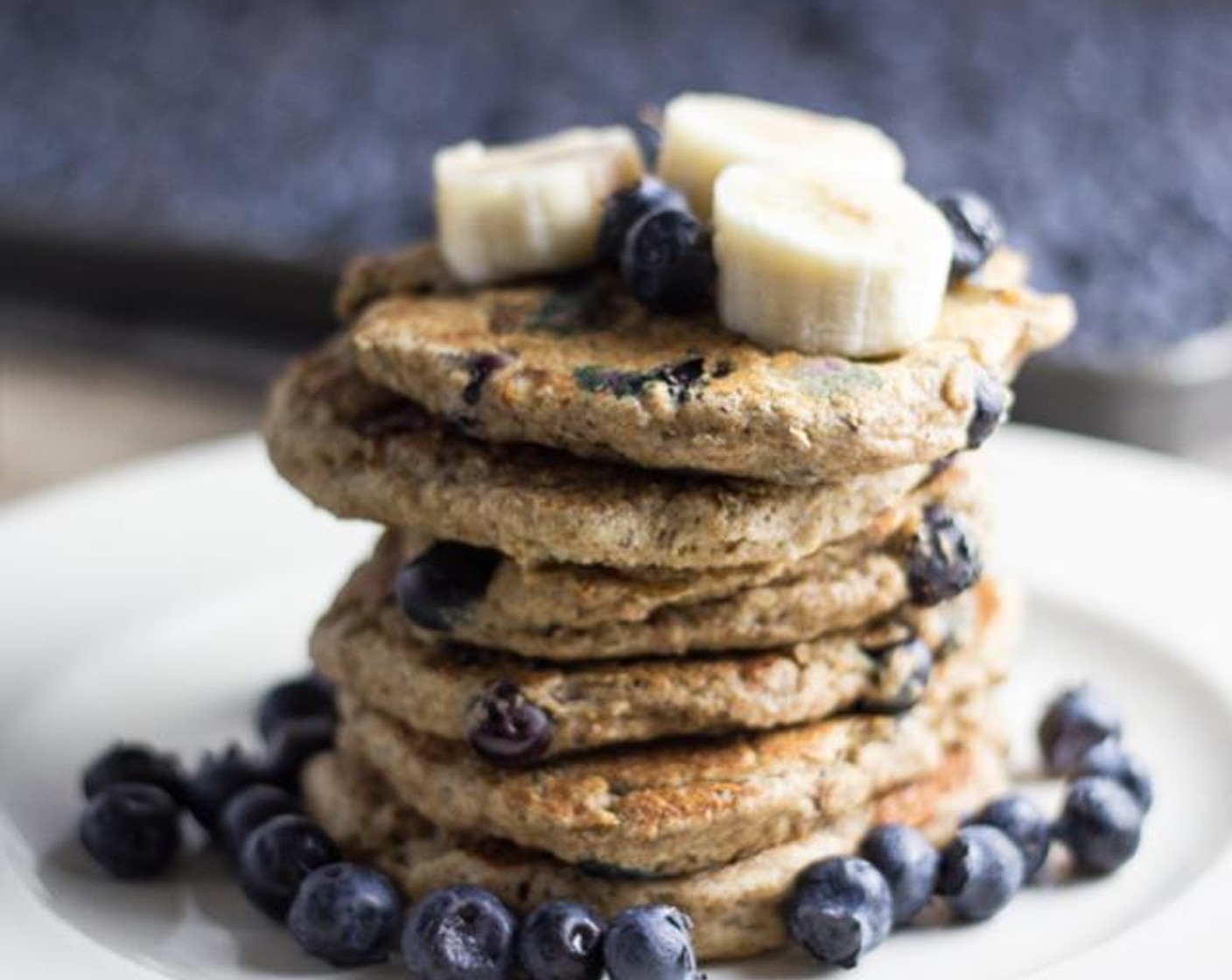 Vegan Blueberry Banana Pancakes