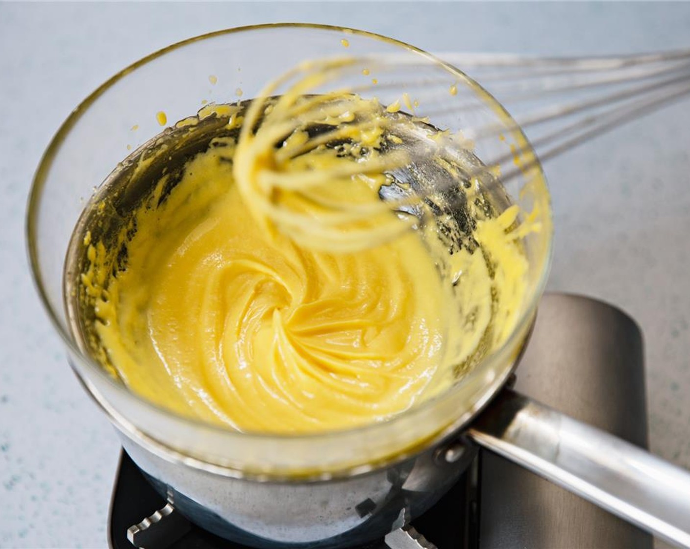 step 9 Add Dijon Mustard (1 tsp), White Wine Vinegar (1 tsp) and whisk to combine.