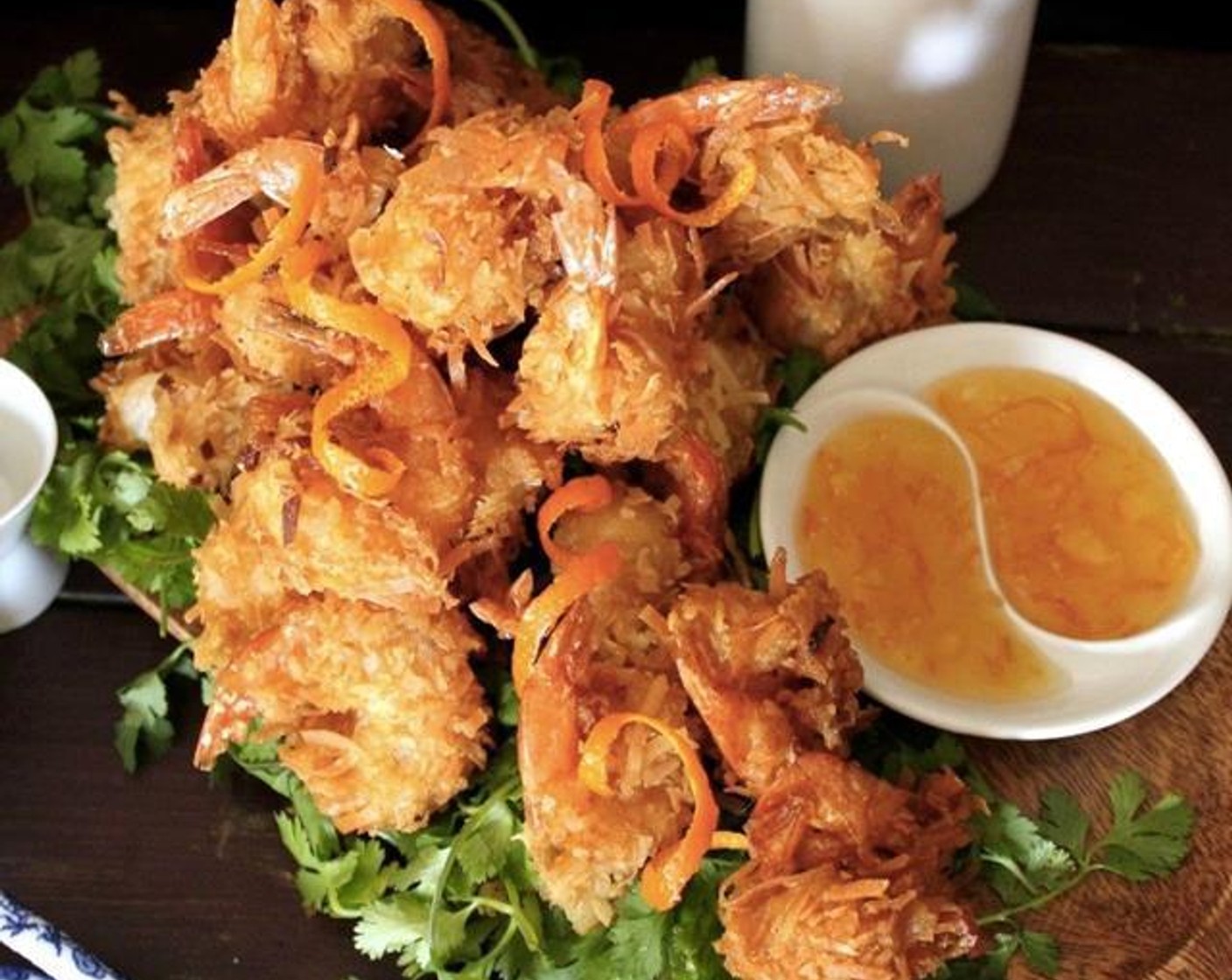 Coconut Fried Shrimp with Orange Marmalade