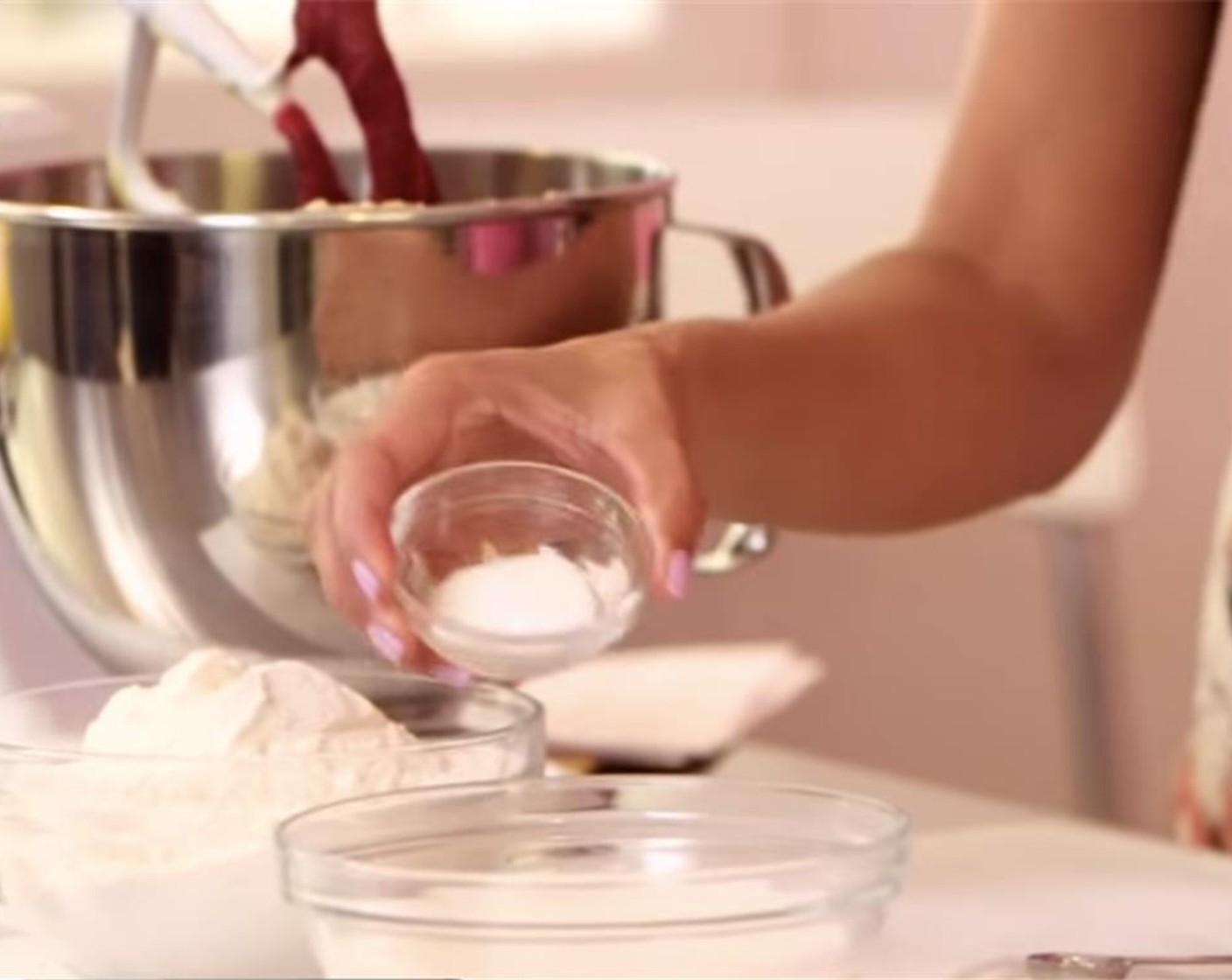 step 6 In a small bowl, combine Salt (1 tsp) and Whole Milk (1 1/2 cups).