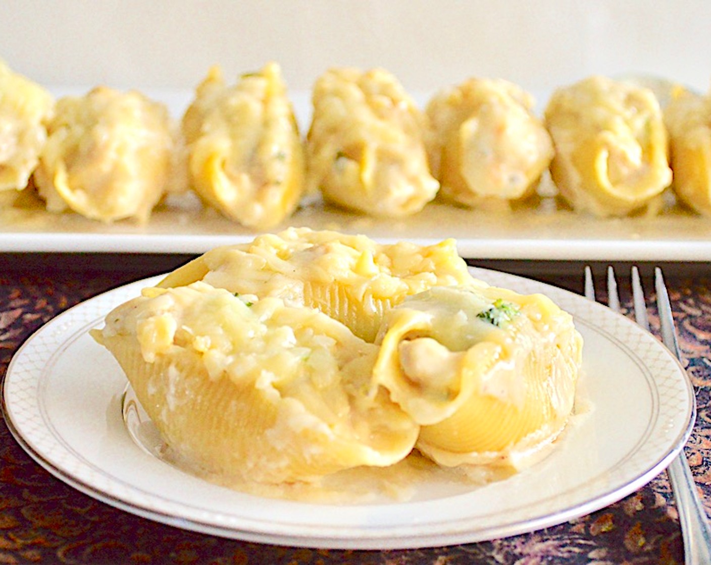 step 10 Bake the shells just to melt everything and make it bubbly for 10-15 minutes. Serve immediately and enjoy!