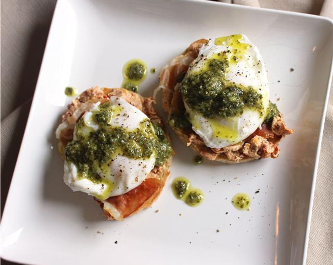 Mediterranean Poached Egg on Toast