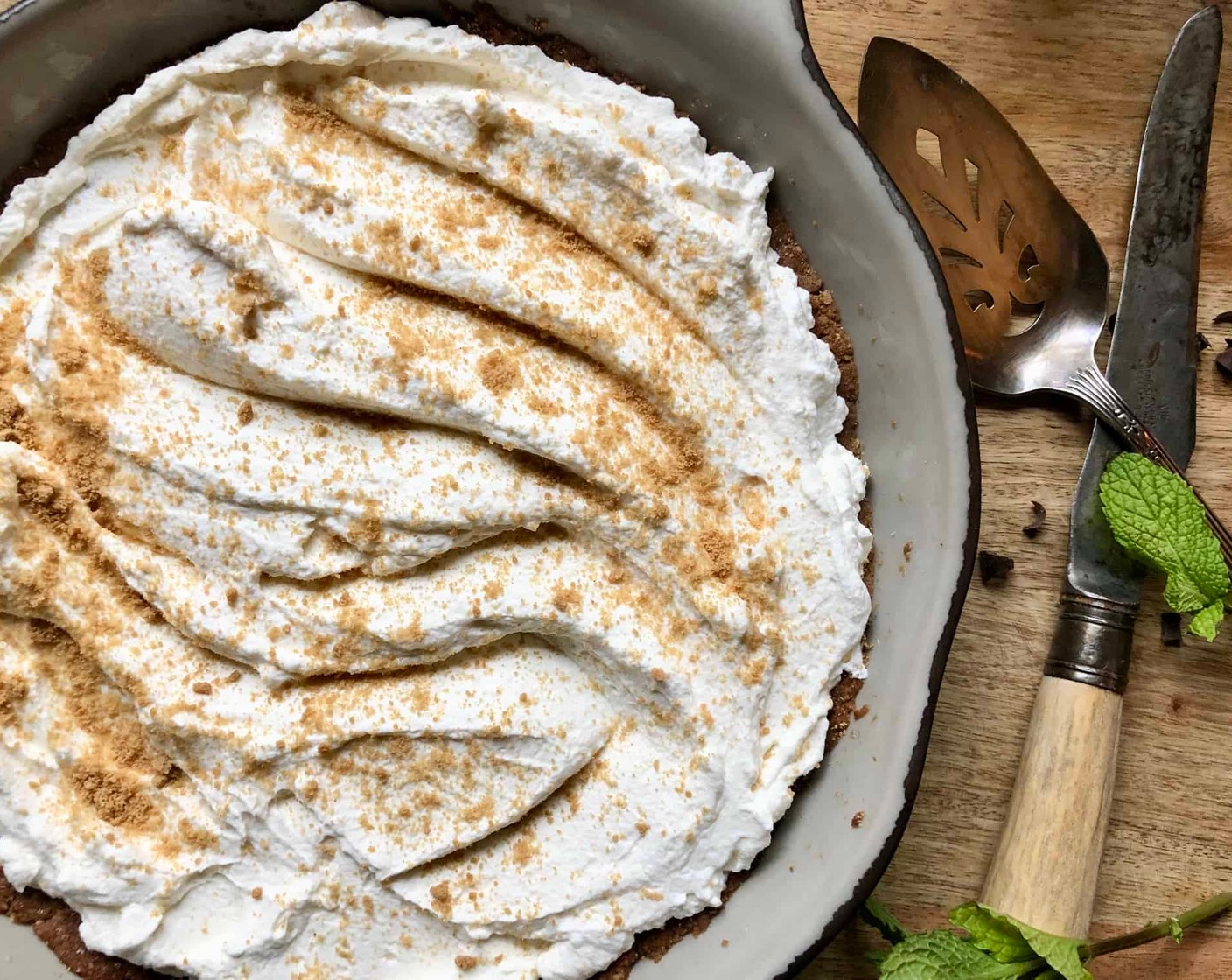 Mexican Chocolate Cream Pie