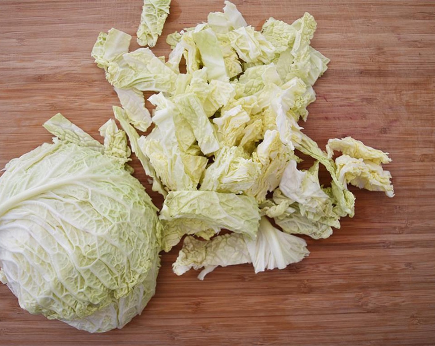 step 3 Chop the Green Cabbage (1 head) and add to the soup with 2 tablespoons of Unsalted Butter (2 Tbsp). Cook for another 20 minutes.