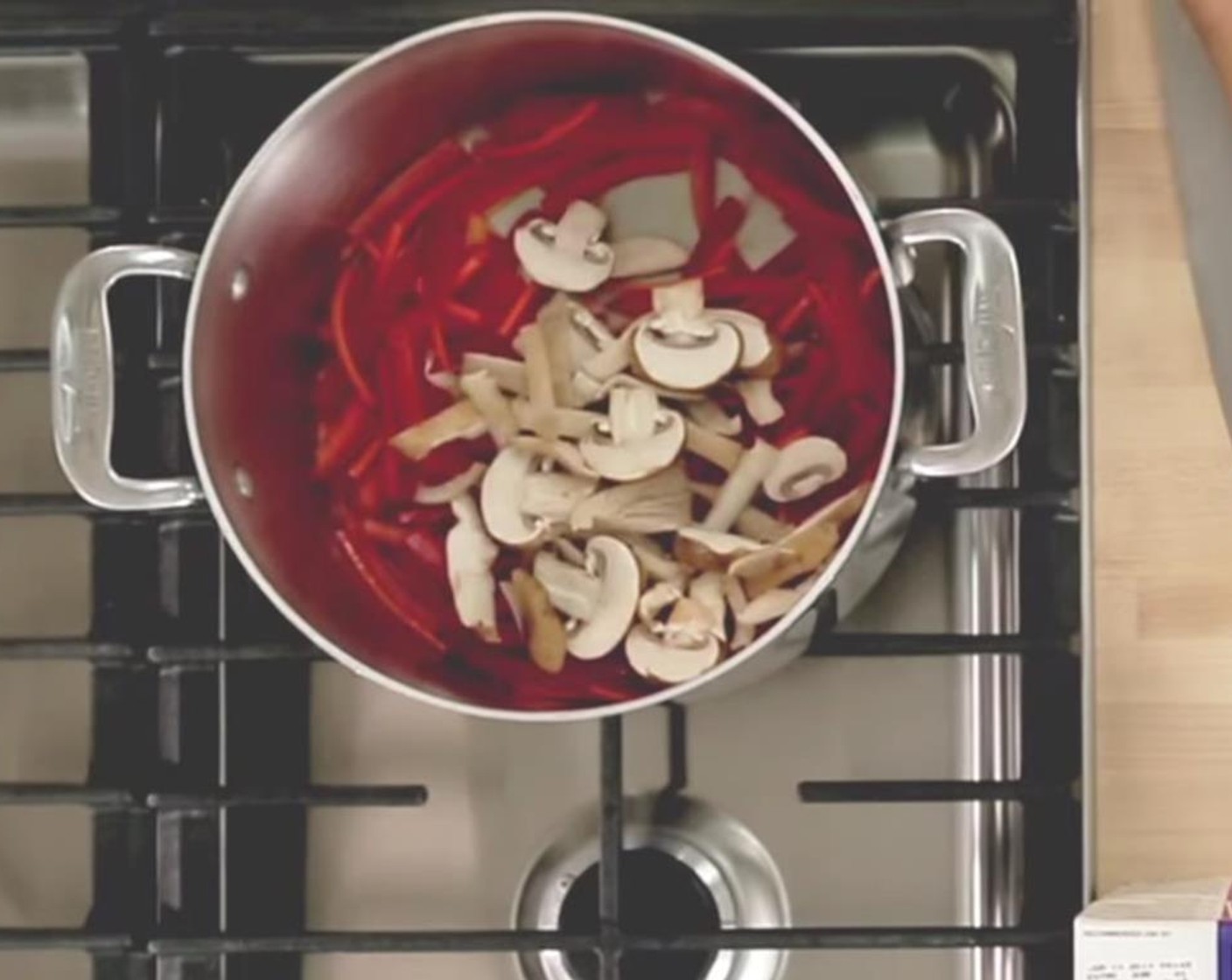 step 3 Stir in the Shiitake Mushroom (1 cup) and cook for 1 minute, stirring occasionally.  Add the Fresh Ginger (2 Tbsp) and Cayenne Pepper (1/4 tsp) and cook and stir for 30 seconds.