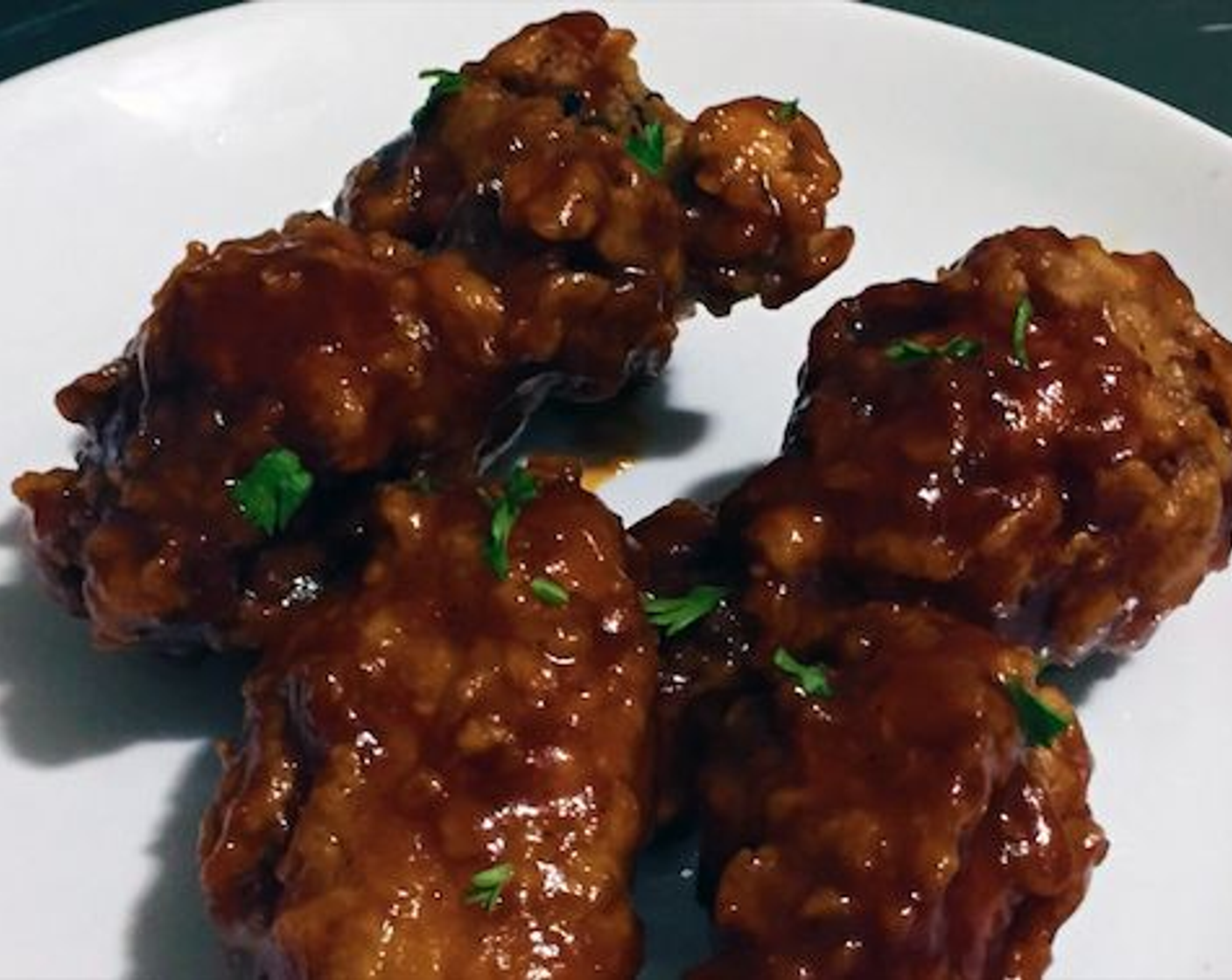 Fried Barbecue Chicken Wings