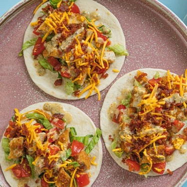 Vegan Chicken Bacon Ranch Tacos Recipe | SideChef