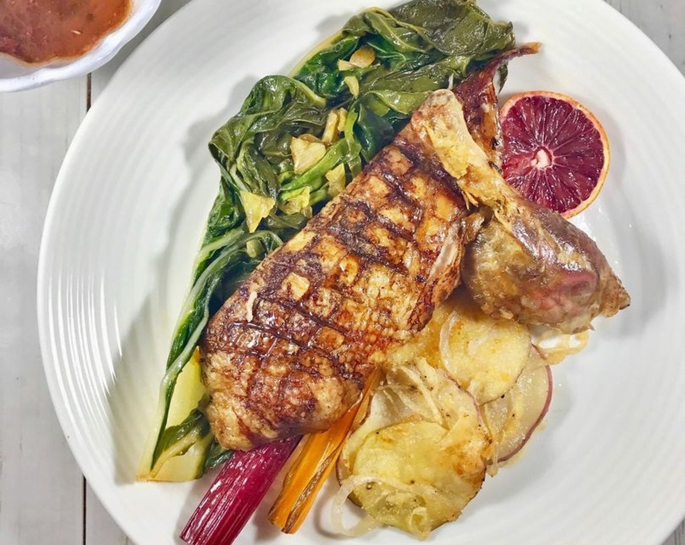 Whole Roasted Duck with Blood Orange Glaze Recipe | SideChef