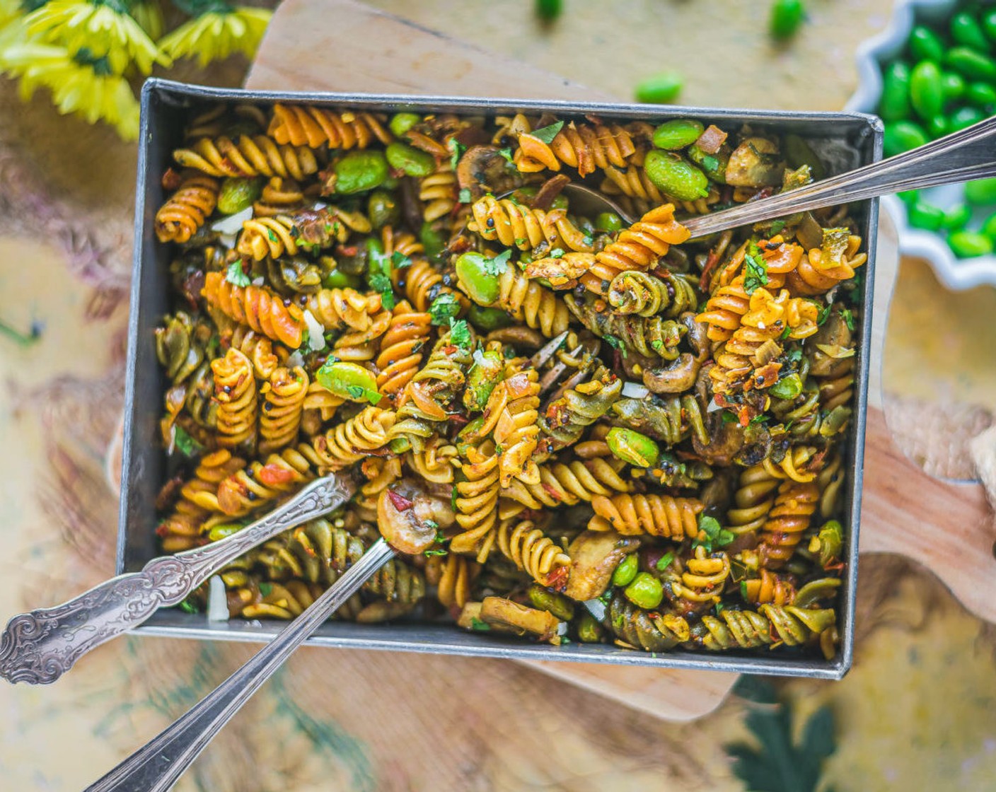 One Pot Indian Curry Pasta