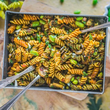 One Pot Indian Curry Pasta Recipe | SideChef