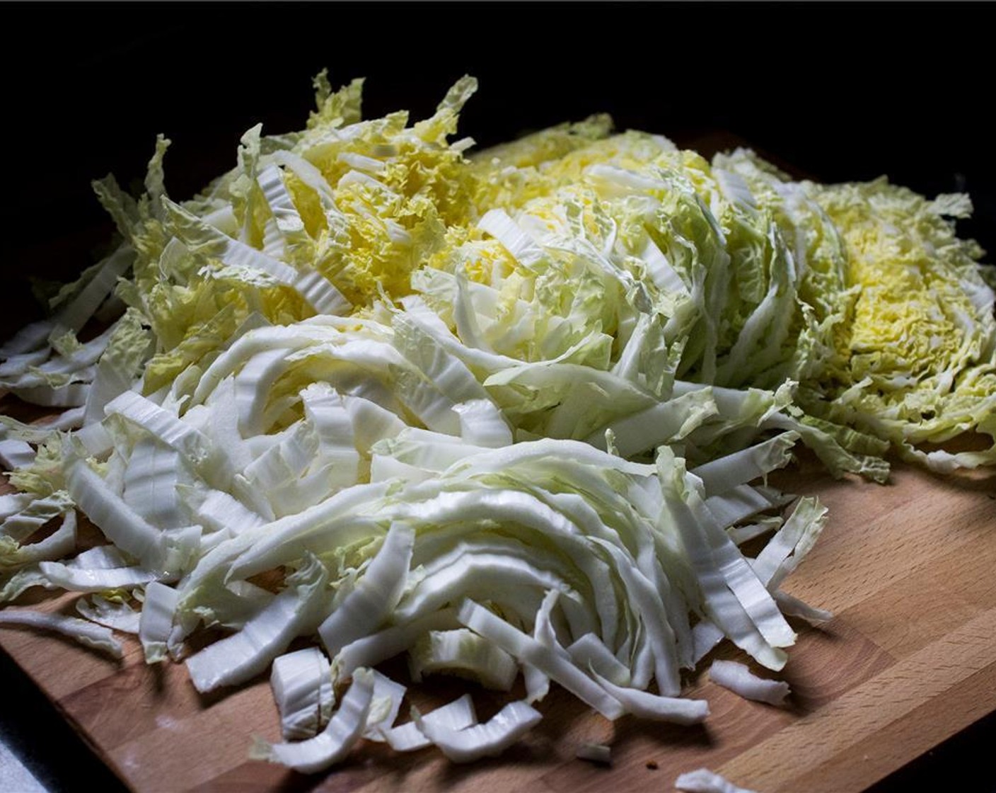 step 1 For the Kimchi: Place the Napa Cabbage (5 cups) in a large bowl. Add Water (10 cups) and Kosher Salt (1/4 cup) and stir to combine. Let sit for 10 minutes.