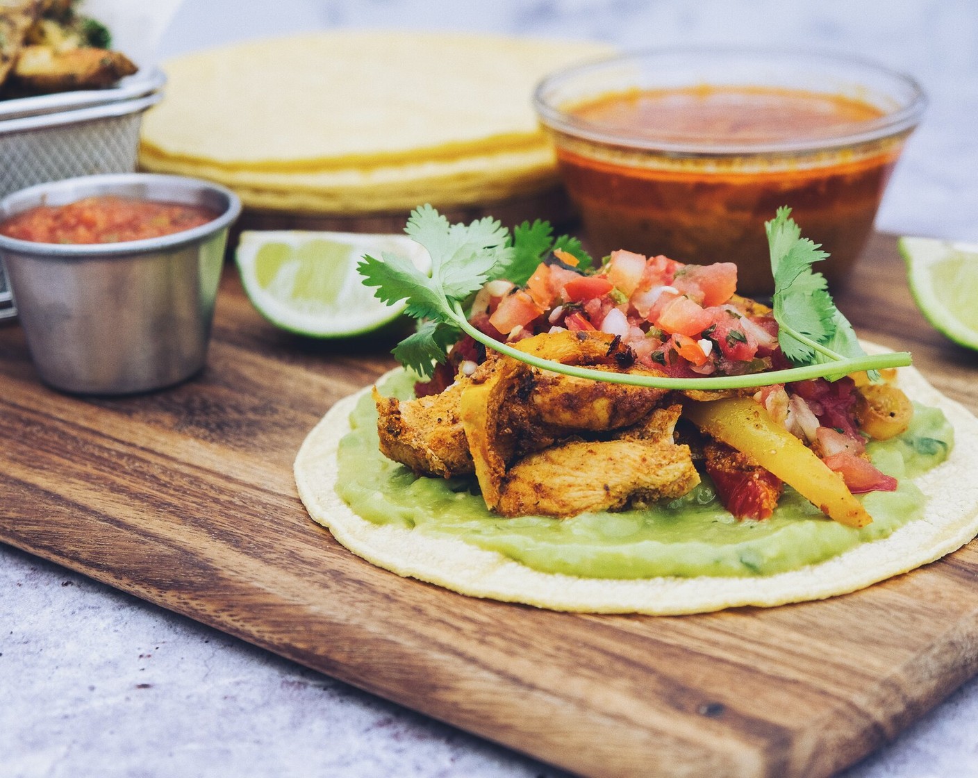 Oven Roasted Chicken Fajitas