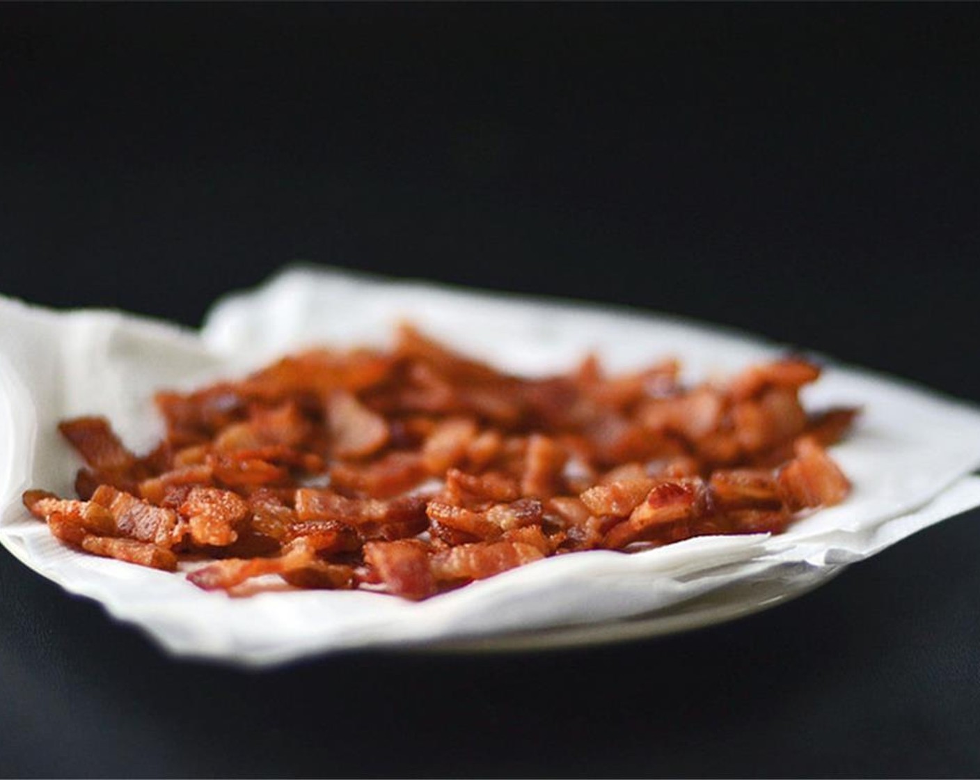 step 13 Over medium heat, cook Thick-Cut Bacon (6 slices) in a large saucepan until brown and crispy. With a slotted spoon, remove bacon from pan and let drain on a paper towel lined plate. Discard all but 2 tablespoons of bacon grease.