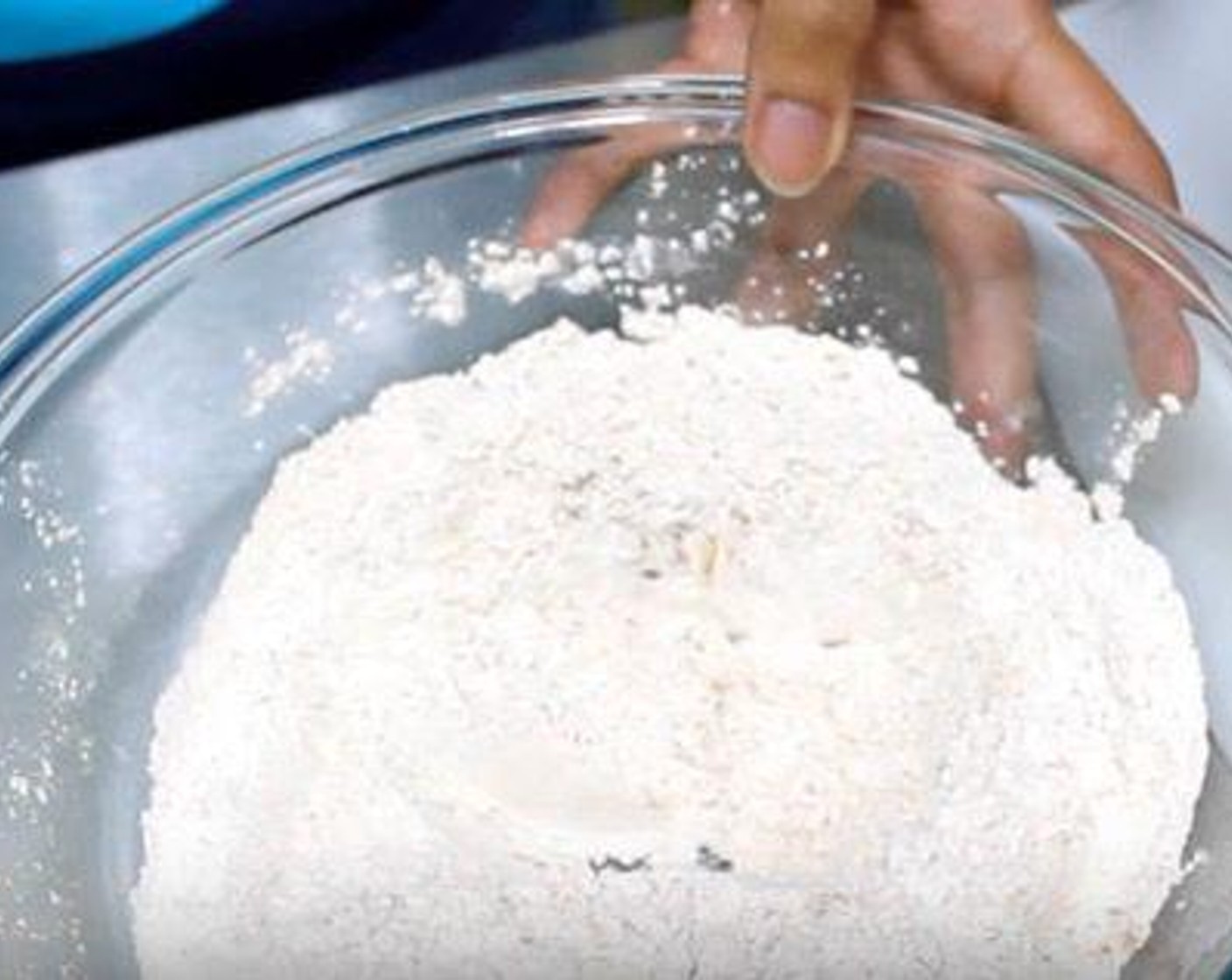 step 2 In a mixing bowl, add All-Purpose Flour (2 cups), Ground Cinnamon (1/2 Tbsp), Ground Nutmeg (1/4 tsp), Salt (1/2 tsp), Baking Soda (1 tsp), and Baking Powder (1 tsp). Stir to combine.