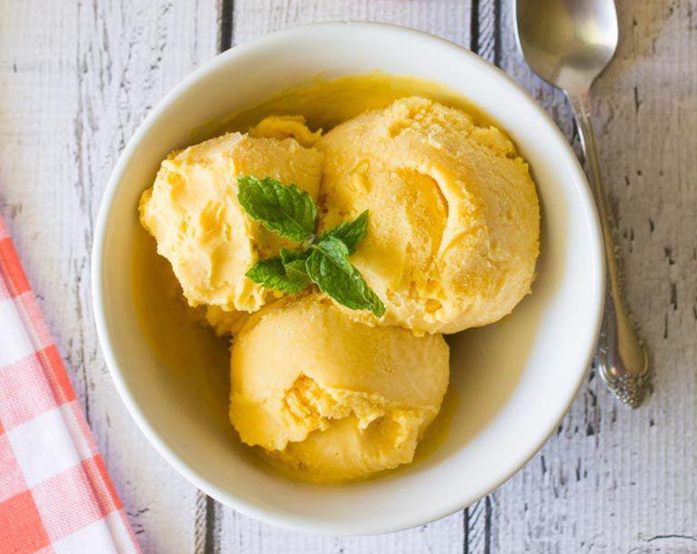 Mango Peach Ice Cream