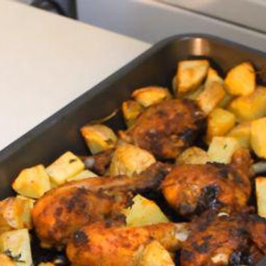 One Pot Roasted Chicken & Potatoes Recipe | SideChef