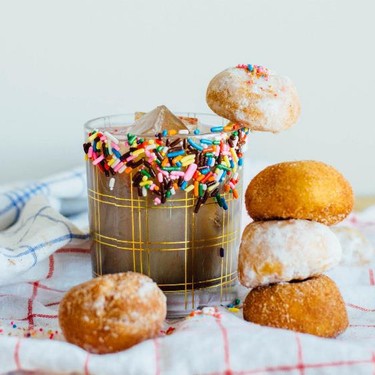Coffee Milk Punch and Mini Doughnuts Recipe | SideChef