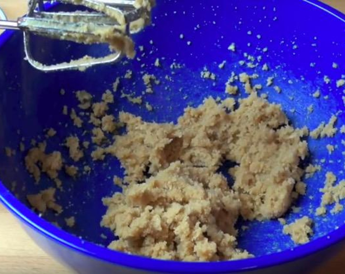 step 1 In a mixing bowl, add Butter (1/3 cup), Caster Sugar (1/2 cup), Brown Sugar (1/2 cup) and Vanilla Extract (1 tsp). Beat with an electric mixer until fluffy.