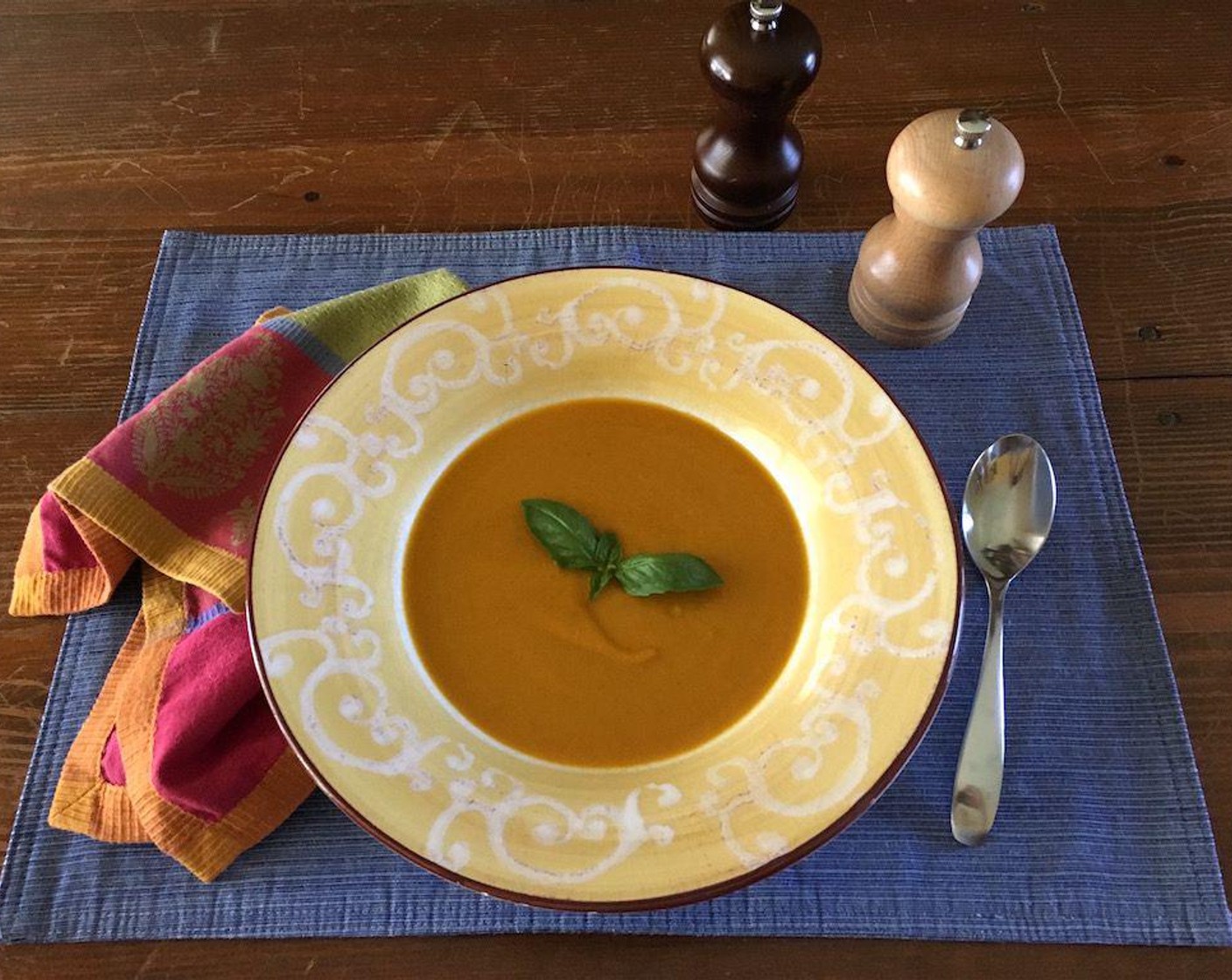 Spicy Carrot Soup with Ginger and Curry