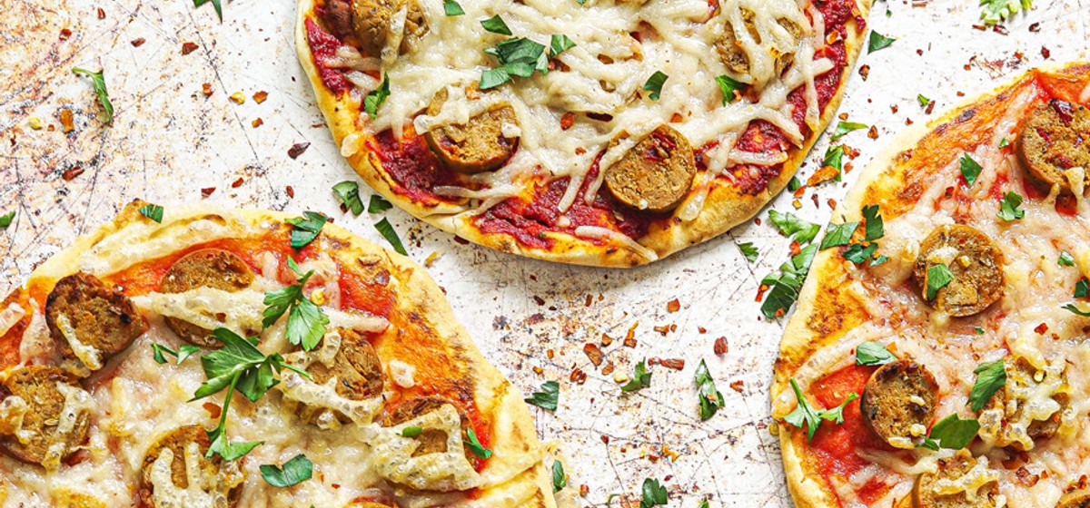 ♡nanページ♡ Vegan Naan Pizza Recipe | SideChef