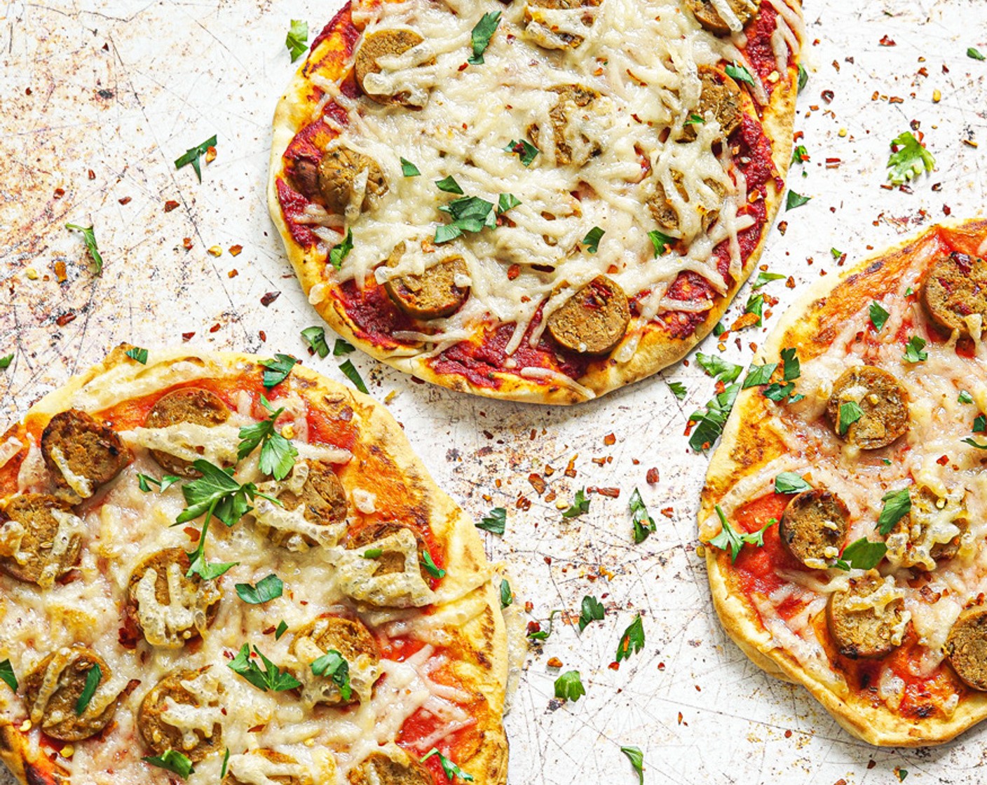 Vegan Naan Pizza