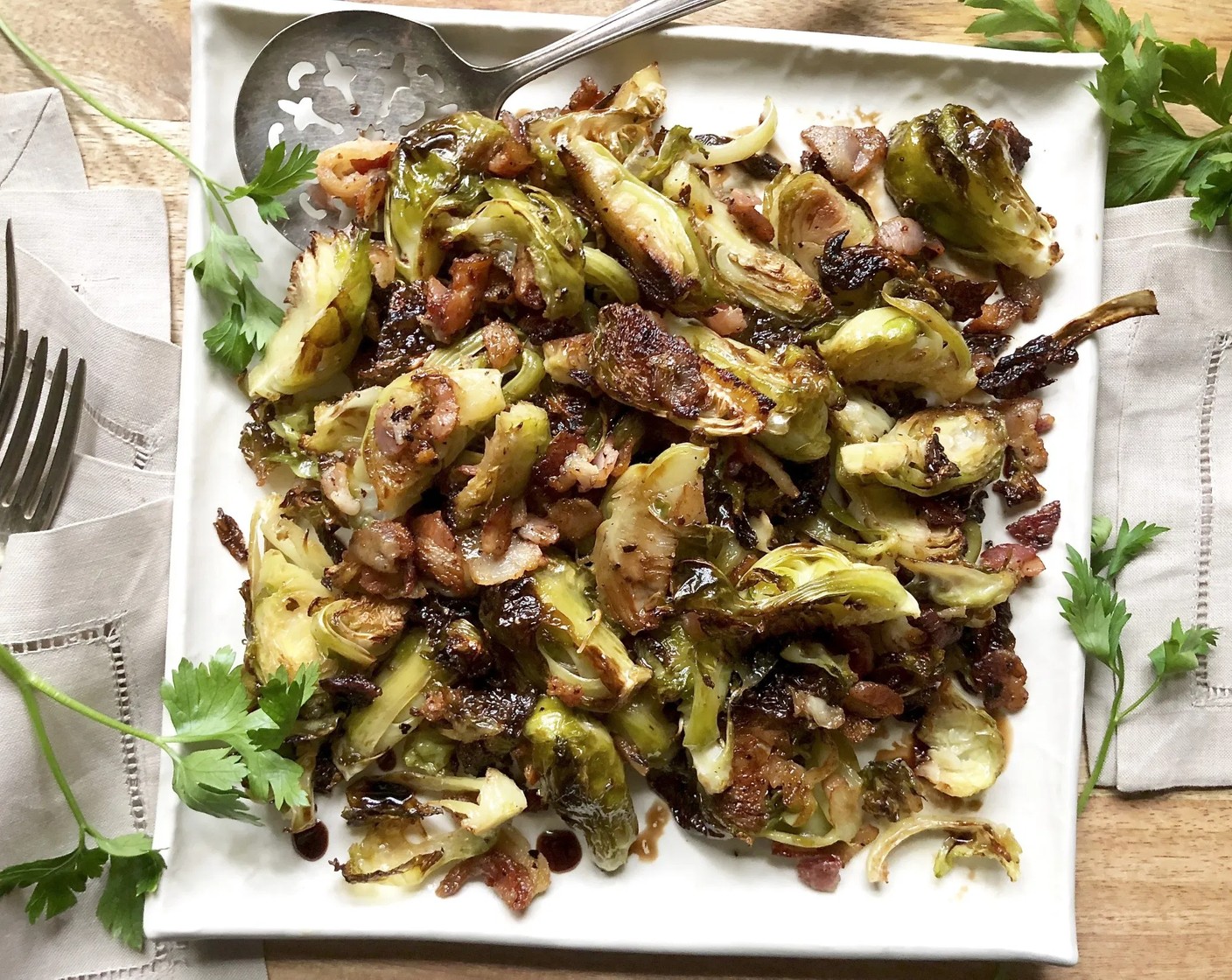 Balsamic Roasted Brussels Sprouts