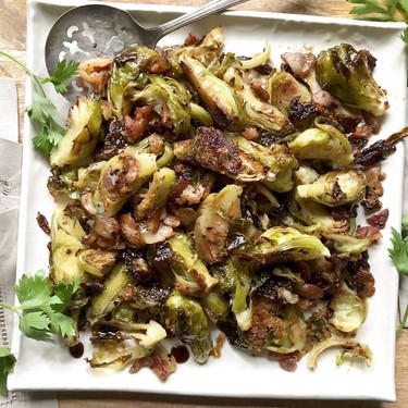 Balsamic Roasted Brussels Sprouts Recipe | SideChef