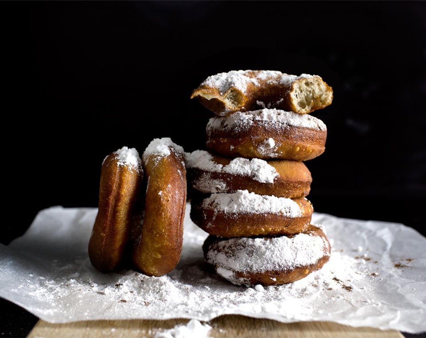 step 10 Gently lower the donuts into the oil, without crowding the pot, and turn frequently until puffed and golden browned. Drain on a cooling rack and repeat with the rest.