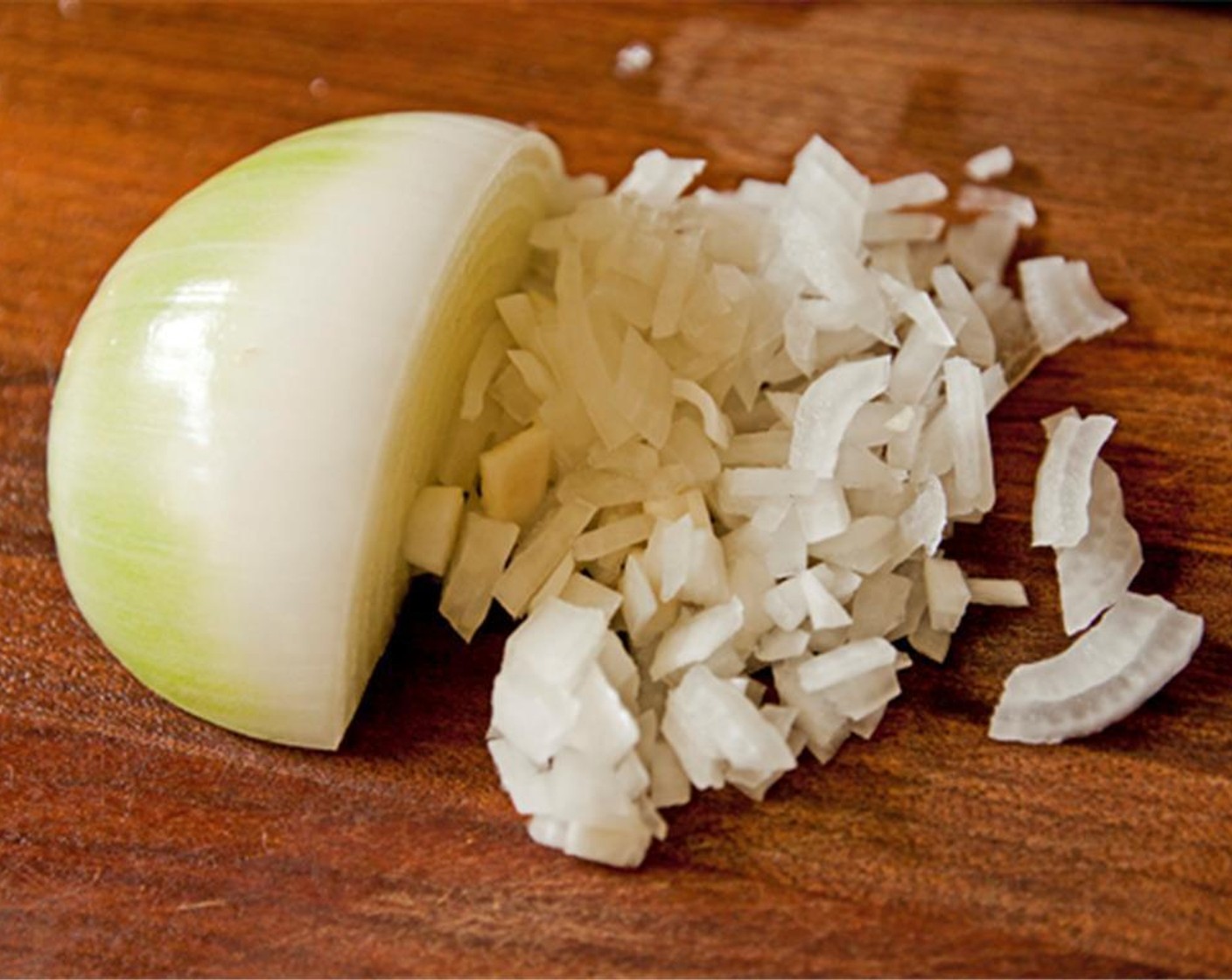 step 3 Dice the Onion (1/4 cup).