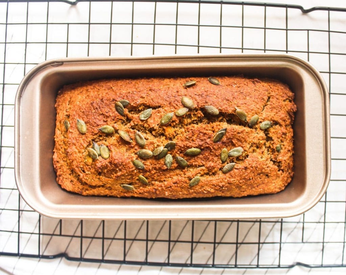 Vegan Oatmeal Banana Pumpkin Bread