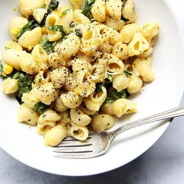 Melissa Clark's Creamy (No Cream!) Corn Pasta with Basil Recipe | SideChef