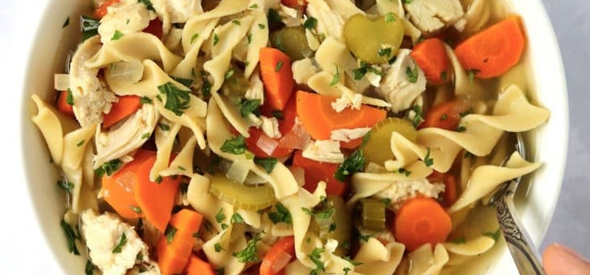 Slow Cooker Chicken Noodle Soup Recipe SideChef